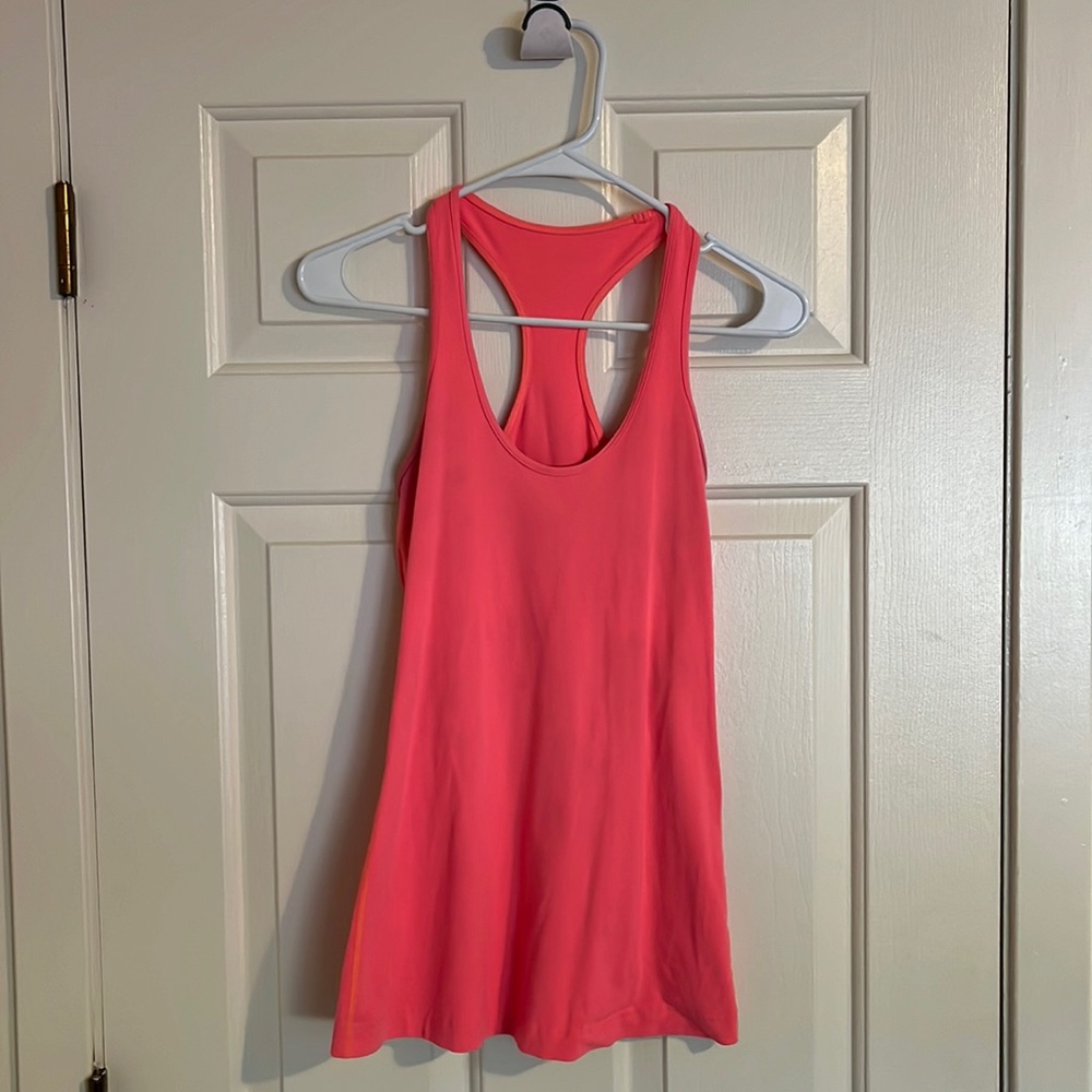 Lululemon bright pink sports top